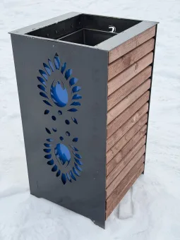 Урна уличная Горизонталь